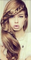 Chic prom hairstyle with braids